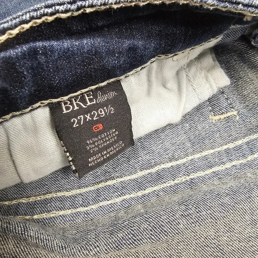 BKE PAYTON Bootcut Women's Jeans 27S Dark Wash Stretch Low Rise Western Casual